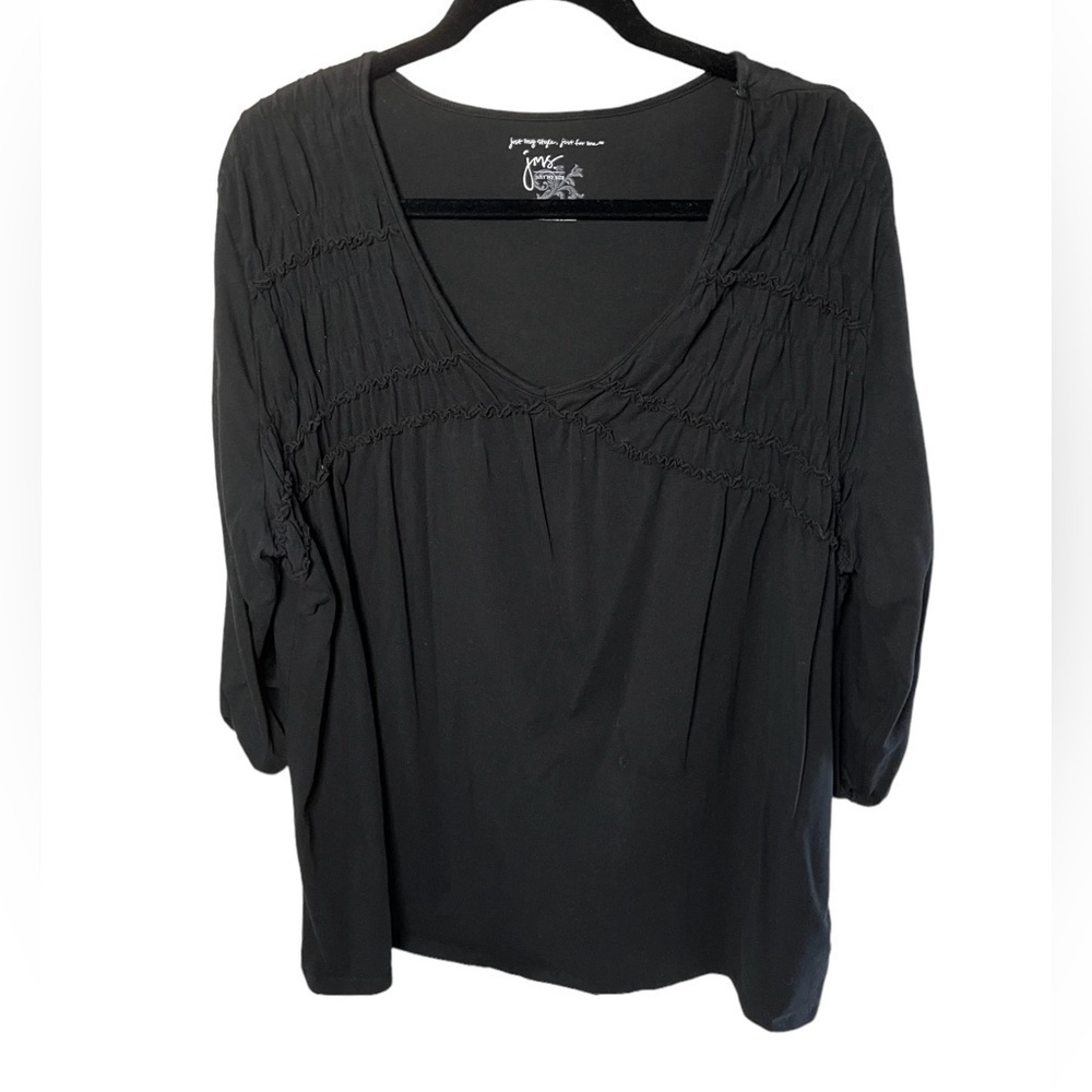 JMS Women’s V-neck Plus Size Top